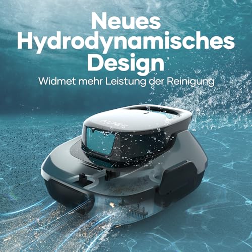 AIPER Scuba SE Poolroboter, Kabelloser Poolsauger Akku, 90 Minuten Reinigungszeit, Automatische Reinigung mit Selbsteinparkfunktion, Kompakter und Leichter Poolreiniger Ideal für Oberirdische Pools( Neue Technologien, Elektronik-Bestseller)